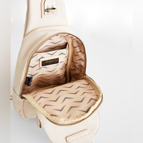 Urban Expressions | Textured Crossbody Sling Bag | Faux Leather | Adjustable - Picture 4 of 13